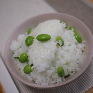 塩麹で☆豆ご飯